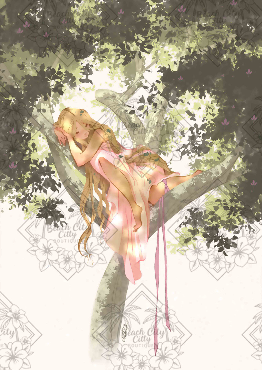 Sleeping Tree Fairy ©Hada De Incognito – Licensed Diamond Art Kit
