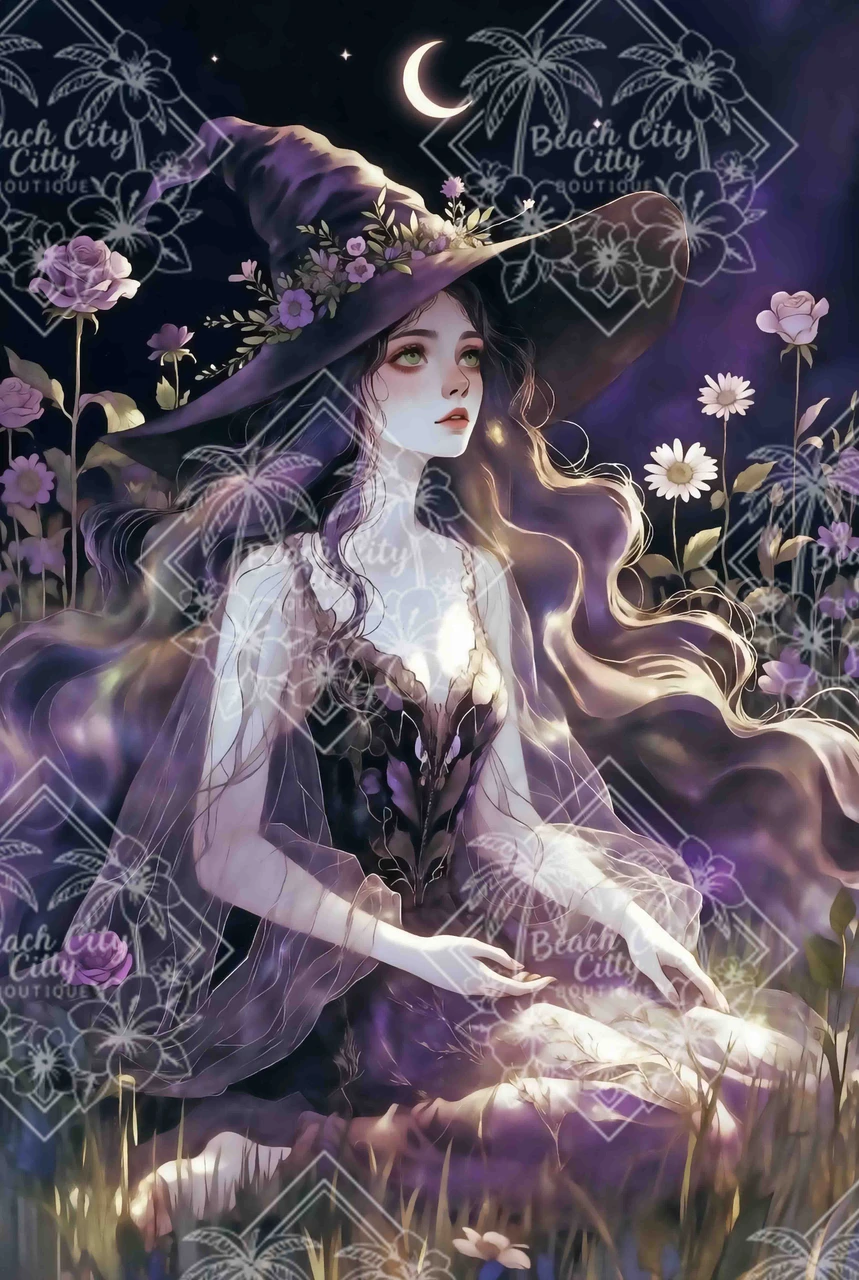 Starlit Witch Garden © Dreamy Witch– Licensed Diamond Art Kit