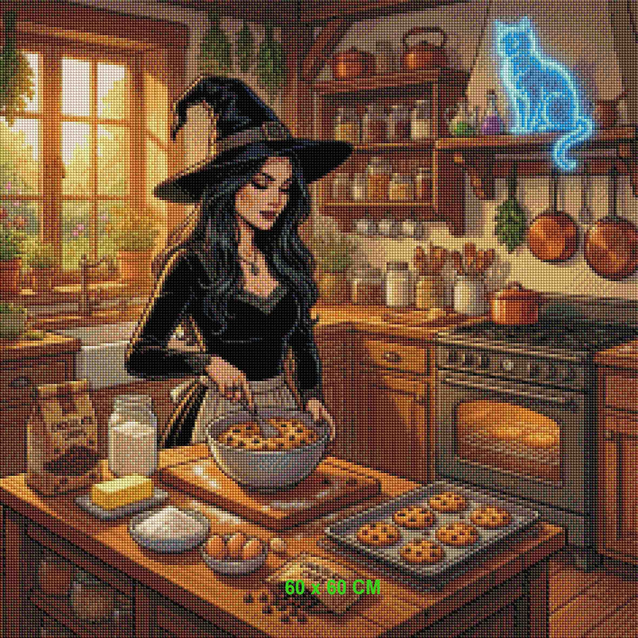 Cookie Witch – ©Kristin Schwenke Block Licensed Diamond Art Kit