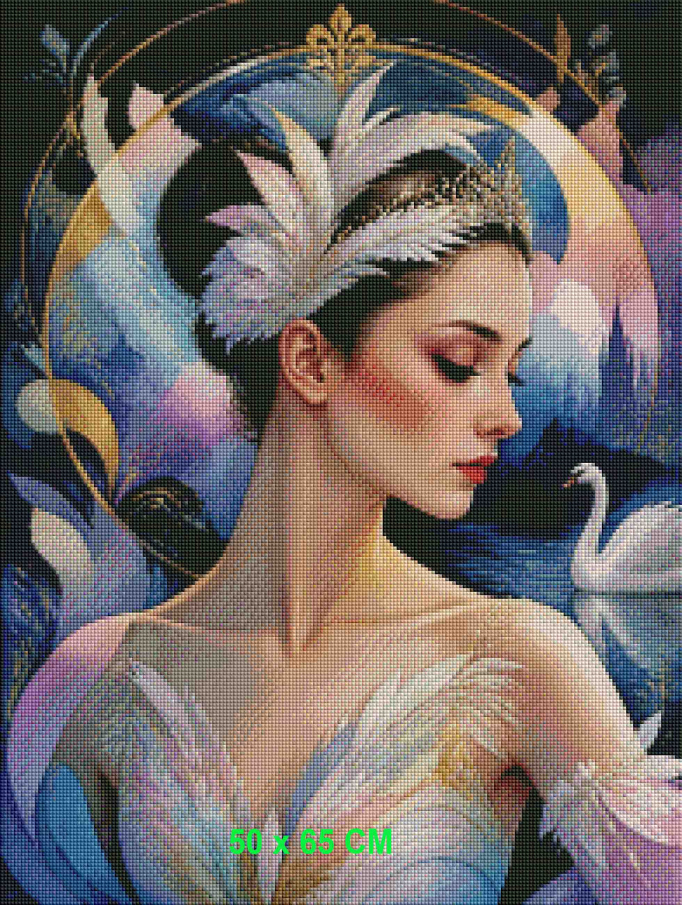 Odette of Swan Lake ©1000 No Kotoba – Licensed Diamond Art Kit