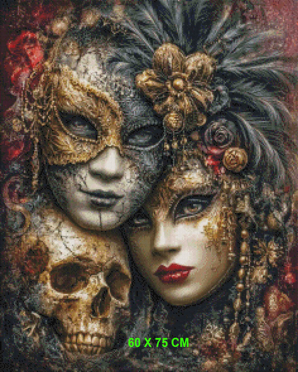 アート・デザイン・音楽 DUTCH 40 Masquerade Masquerade Dark Secrets ©Ray Spark Digital Art. Licensed Diamond
