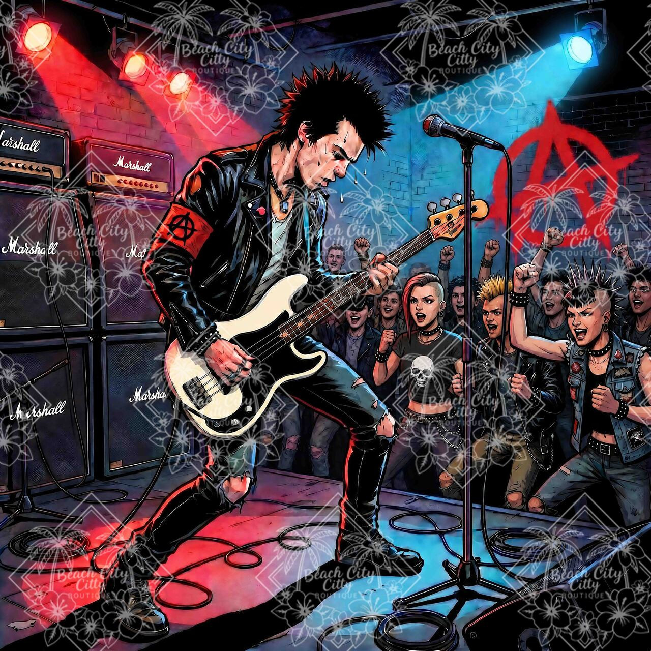 Punk Party – ©Kristin Schwenke Block Licensed Diamond Art Kit