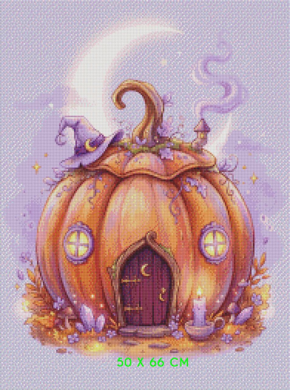 Enchanted Pumpkin Cottage © Dreamy Witch– Licensed Diamond Art Kit