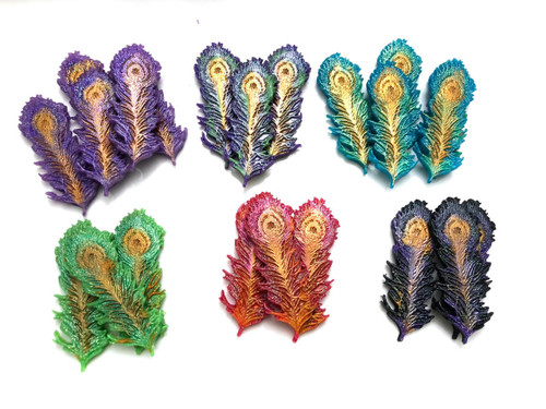 Beach City Boutique Peacock Feather Soap, 10 pieces 