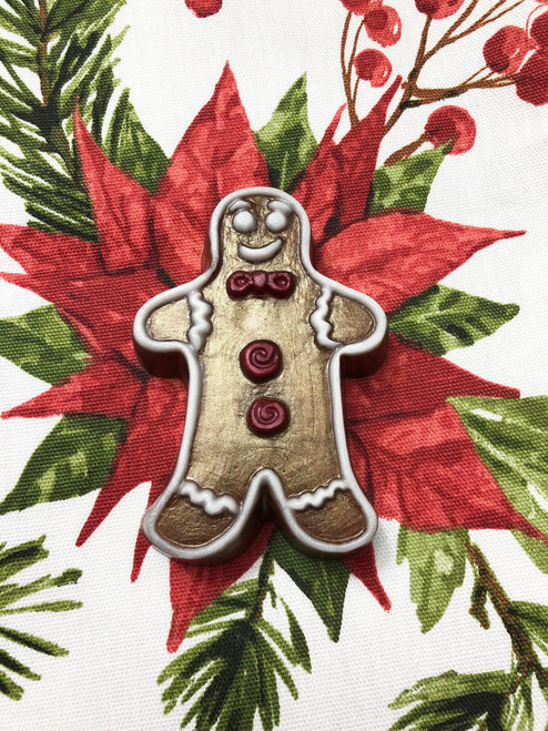 Beach City Boutique Gingerbread Man Soap - Festive Stocking Stuffer & Holiday Gift Idea 