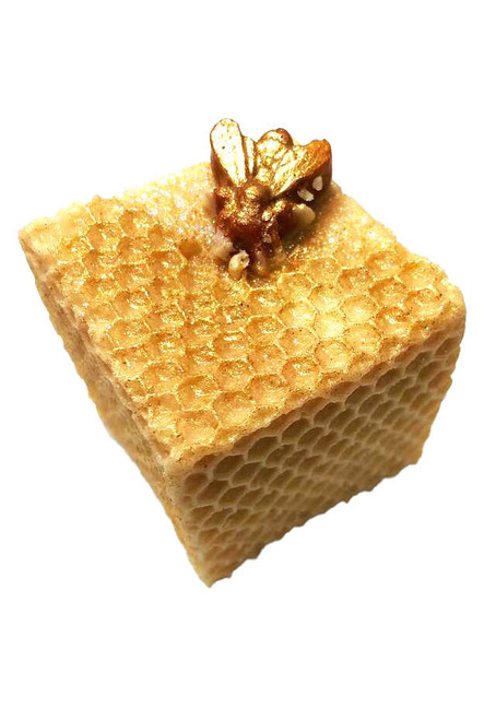 Beach City Boutique Honey Bee Soap, Colored with Bee Pollen 