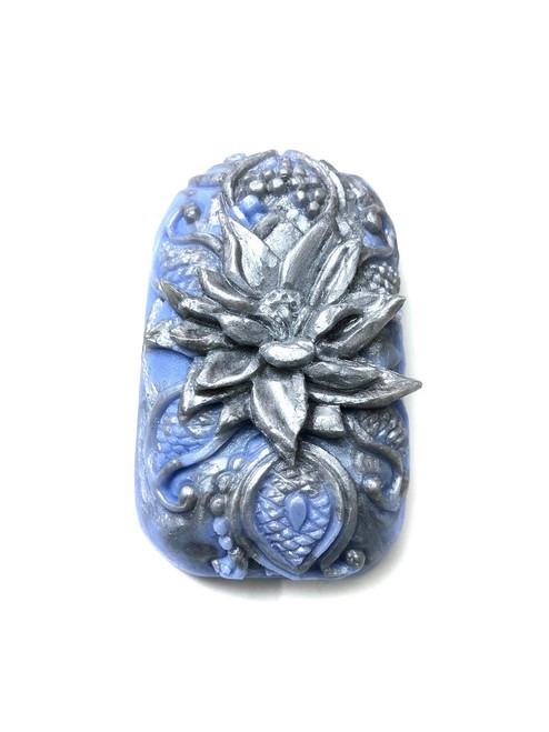 Beach City Boutique Lotus Flower Soap, Silver Lotus 