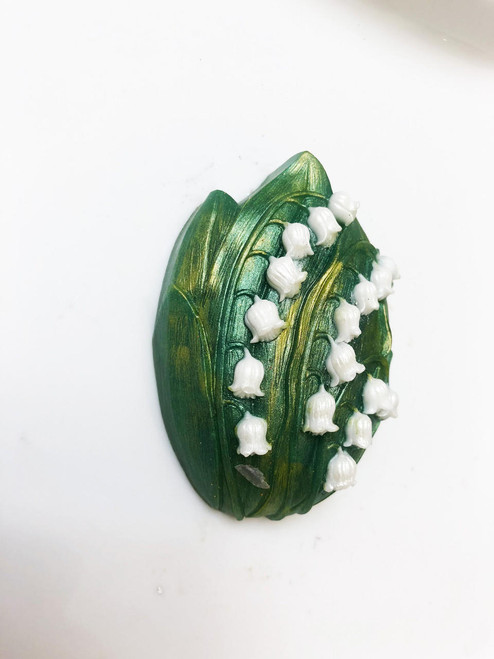Beach City Boutique Lily of the Valley Guest Soap Bar - Floral Decor for Garden Enthusiasts 