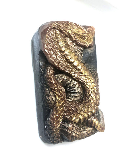 Beach City Boutique Handcrafted Cobra Soap Bar - Egyptian Gift for Him or Her - Reptile Novelty Soap 