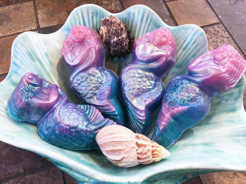 Beach City Boutique Mermaid Soap - Perfect Mermaid Lover's Gift and Party Favor 