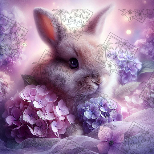 Spring Blossom Bunny Diamond Art Kit
