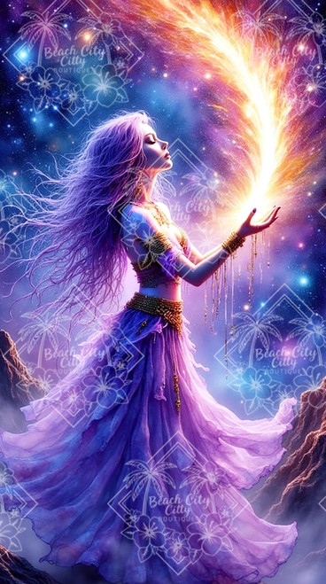 Discover the Celestial Flame Dancer fantasy diamond painting kit – a glowing goddess with cosmic fire in hand beneath the stars. A magical, detailed canvas for collectors and dreamers.