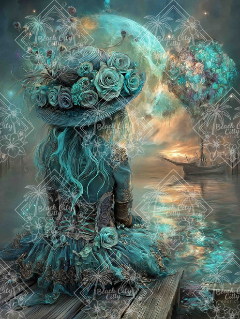 Moonlit Butterfly Reverie ©Cocomarshmallow Art – Licensed Diamond