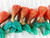 Beach City Boutique 10 Mermaid Tail Soaps - Gold Mica Dusted  Coral & Seafoam Green 