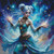 Cosmic Dancer Celestial Fantasy Woman Among the Stars  - Diamond Art Kit Made to Order © Kelly Reins