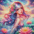 Ocean Bloom Mermaid – Licensed Diamond Art Kit by Dreamy Witch