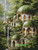 Emerald Forest Haven – Licensed Diamond Art Kit by Sandrietta