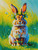 Flower Crown Bunny – Licensed Diamond Art Kit by LY Digital Artistry