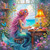 The Mermaid’s Journal - Diamond Art Kit

The Mermaid’s Journal invites you into a world where fantasy meets creativity. A beautiful mermaid with flowing pink hair crowned with flowers sits at her wooden desk, writing by lamplight. Outside, the ocean stretches into the horizon, while her curled tail gleams in shades of blue and green. With soft watercolor textures and a cozy, magical mood, this enchanting artwork celebrates quiet moments of reflection and imagination.