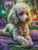 Poodle Lantern Lullaby – Licensed Diamond Art Kit by Sandrietta