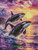 Golden Orca Rise – Licensed Diamond Art Kit by Sandrietta