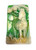 Zebra decorative soap under moon and tree scene, green safari artisan glycerin bath bar