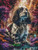 Autumn Forest Spaniel © Sandrietta – Licensed Diamond Art Kit  -Made to Order