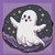 Happy Ghost Glow © Kelly Reins - 40 x 40 CM - Crystal Diamond Painting Kit (Full Drill Round Acrylic Crystals)