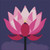 Lotus Blossom Serenity © Kelly Reins - 40 x 40 CM - Crystal Diamond Painting Kit (Full Drill Round Acrylic Crystals)