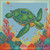 Ocean Turtle Drift © Kelly Reins - 40 x 35 CM - Crystal Diamond Painting Kit (Full Drill Round Acrylic Crystals)