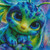 Dewdrop Baby Dragon ©Sweet Loco AI – Licensed Diamond Art Kit - Made to Order