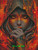 Ember Veil Sorceress ©Sweet Loco AI – Licensed Diamond Art Kit - Made to Order