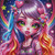 Rainbow Pop Princess – Licensed Diamond Art Kit by Taza Creations