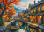 Golden Autumn Canal © Kelly Reins - Diamond Art Kit Made to Order