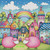 Bubblegum Sheep Village ©Cocomarshmallow Art  – Licensed Diamond Art Kit - Made to Order