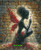 Crimson Petal Fairy  ©Ray Spark Digital Art – Licensed Diamond Art Kit - Made to Order