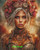 Ember Ash Oracle – ©Ray Spark Digital Art.  Licensed Diamond Art Kit  - Made to Order