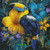 You Can Toucan –  ©Cocomarshmallow Art - Ready to Ship to the USA Licensed Diamond Art Kit  - 60 x 60 CM