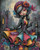 Twilight City Dreamer ©Sweet Loco AI – Licensed Diamond Art Kit - Made to Order