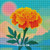 Golden Marigold Bloom  ©1000 No Kotoba – Licensed Diamond Art Kit - Made to Order