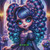 Curly Sue Enchantment  ©Taza Creations – Licensed Diamond Art - Made to Order