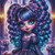 Curly Sue Enchantment  ©Taza Creations – Licensed Diamond Art - Made to Order