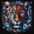 Leopard Portrait  ©Taza Creations – Licensed Diamond Art - Made to Order