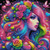 Rainbow Hearts Beauty ©Taza Creations – Licensed Diamond Art - Made to Order