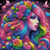 Rainbow Hearts Beauty ©Taza Creations – Licensed Diamond Art - Made to Order