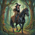 Equestrian Witch – ©Kristin Schwenke Block Licensed Diamond Art Kit - Made to order