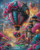 Floral Sky Voyage  ©Elly_A.I. - Licensed Diamond Art Kit - Made to Order