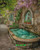 Garden Courtyard Escape  ©Elly_A.I. - Licensed Diamond Art Kit - Made to Order