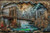 Brooklyn Bridge Reflections ©Elly_A.I. - Licensed Diamond Art Kit - Made to Order