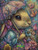 Butterfly Parasol Bunny  ©Elly_A.I. - Licensed Diamond Art Kit - Made to Order